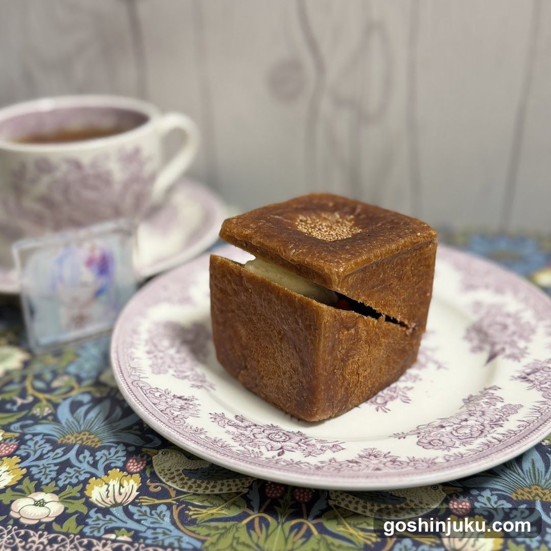 Square Cake with Tea