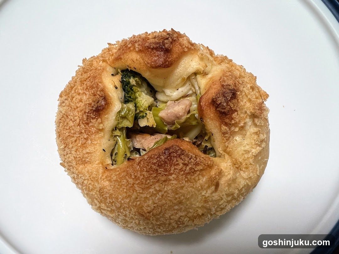 Baked Chicken and Broccoli Pocket
