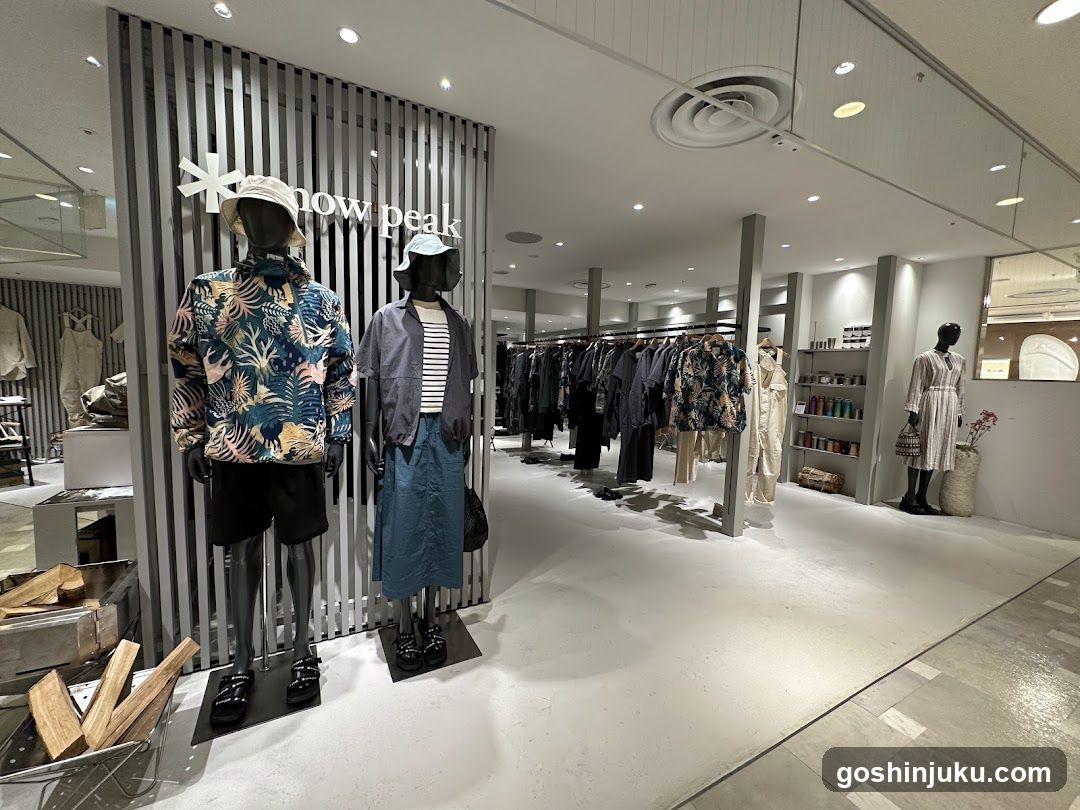 Snow Peak Store Interior
