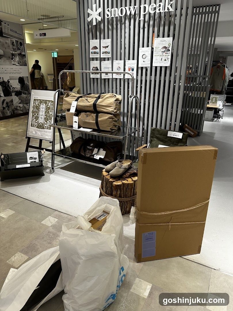 Snow Peak Store Interior Display