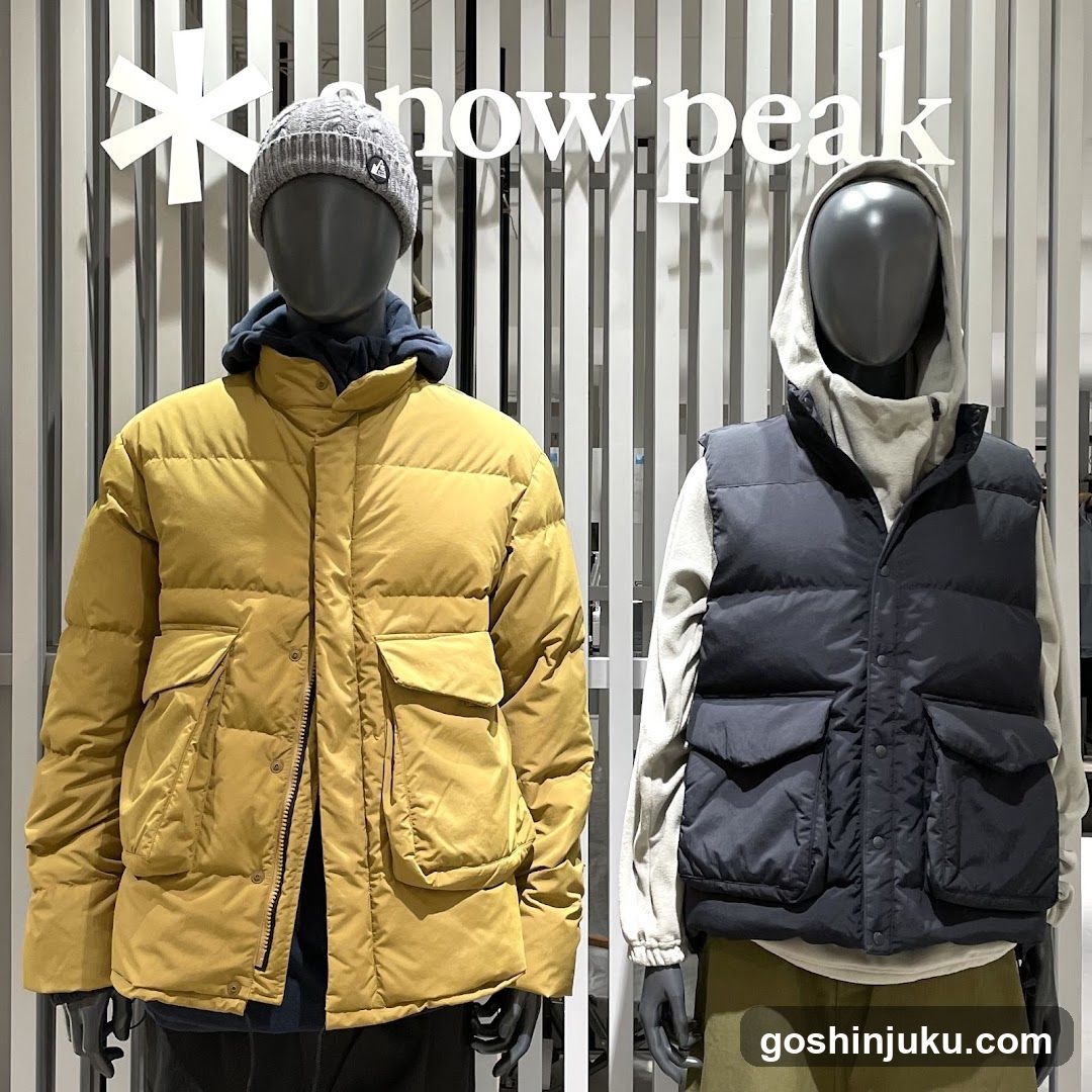 Snow Peak Winter Apparel Display
