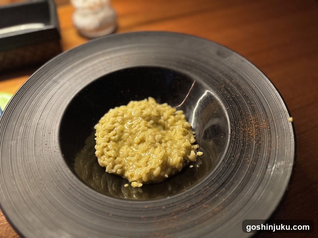 Rice Dish on Dark Plate