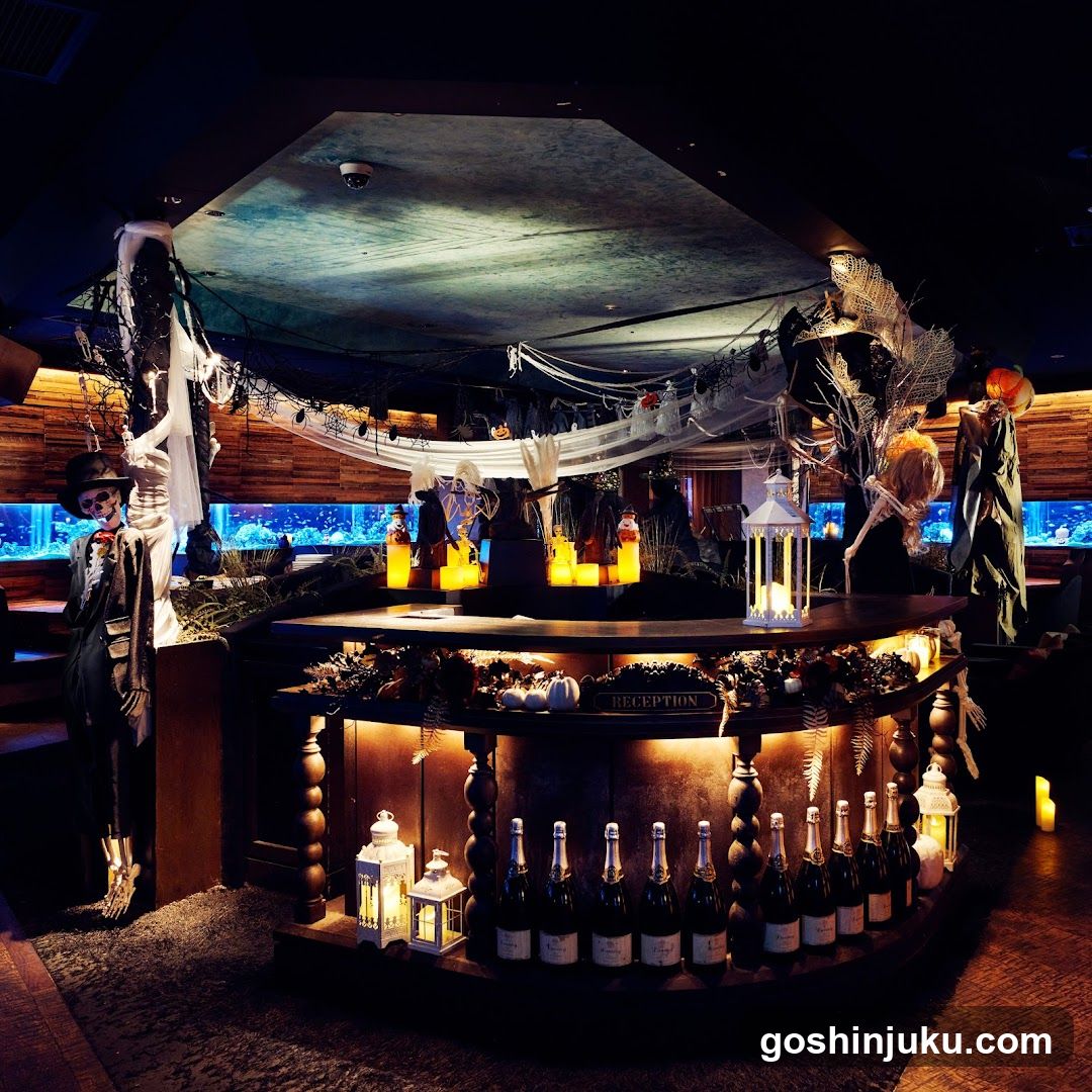 Halloween Bar Setup