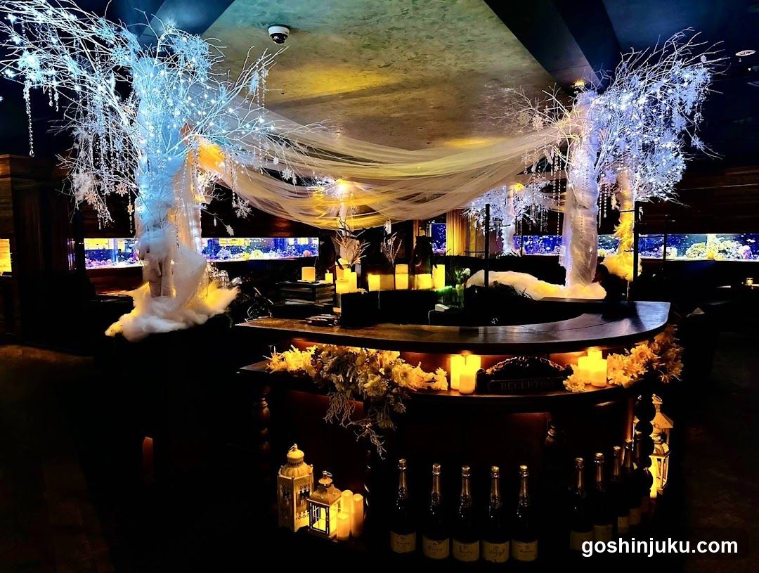 Decorated Bar Interior