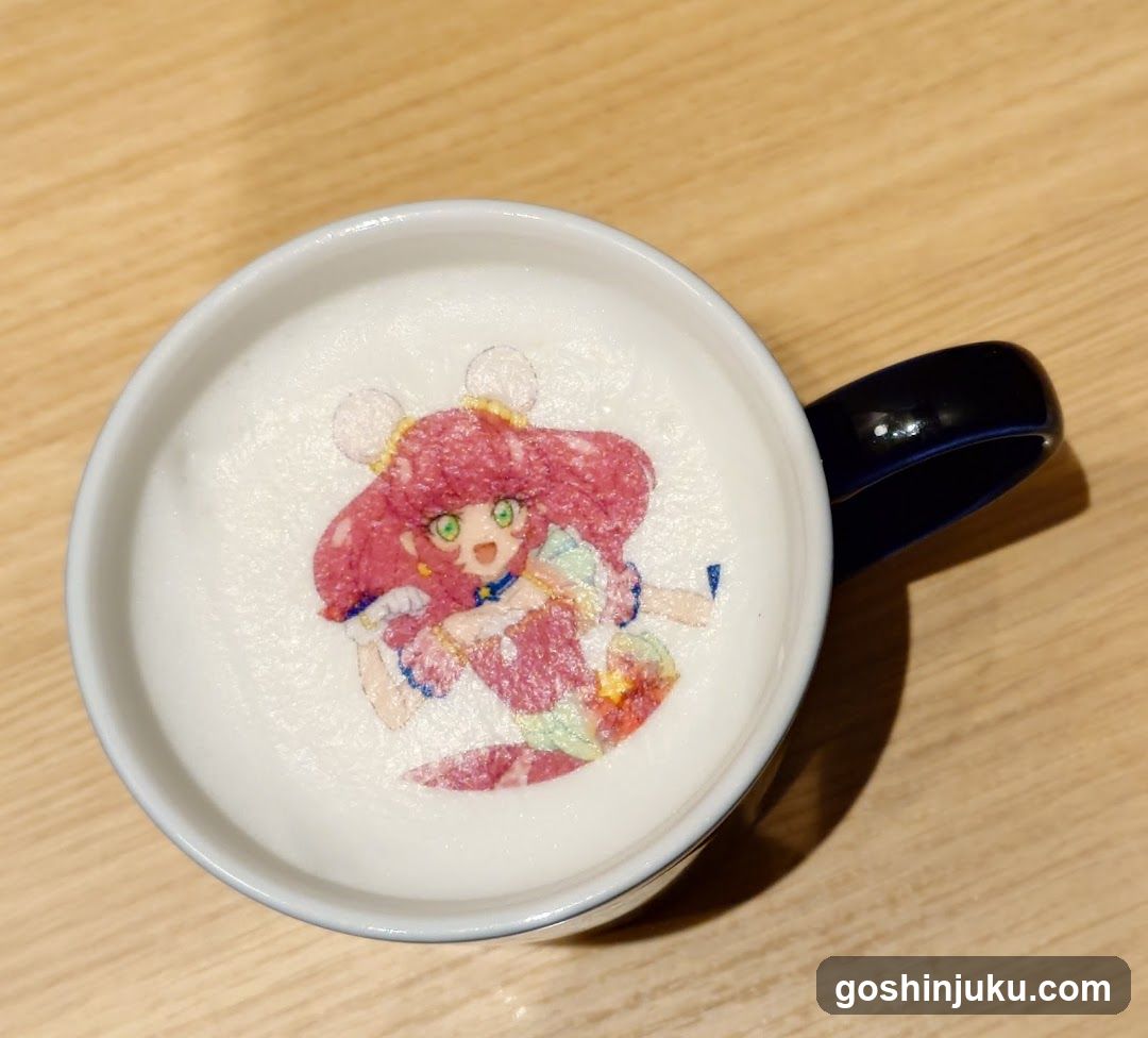 Latte Art Character in Cup