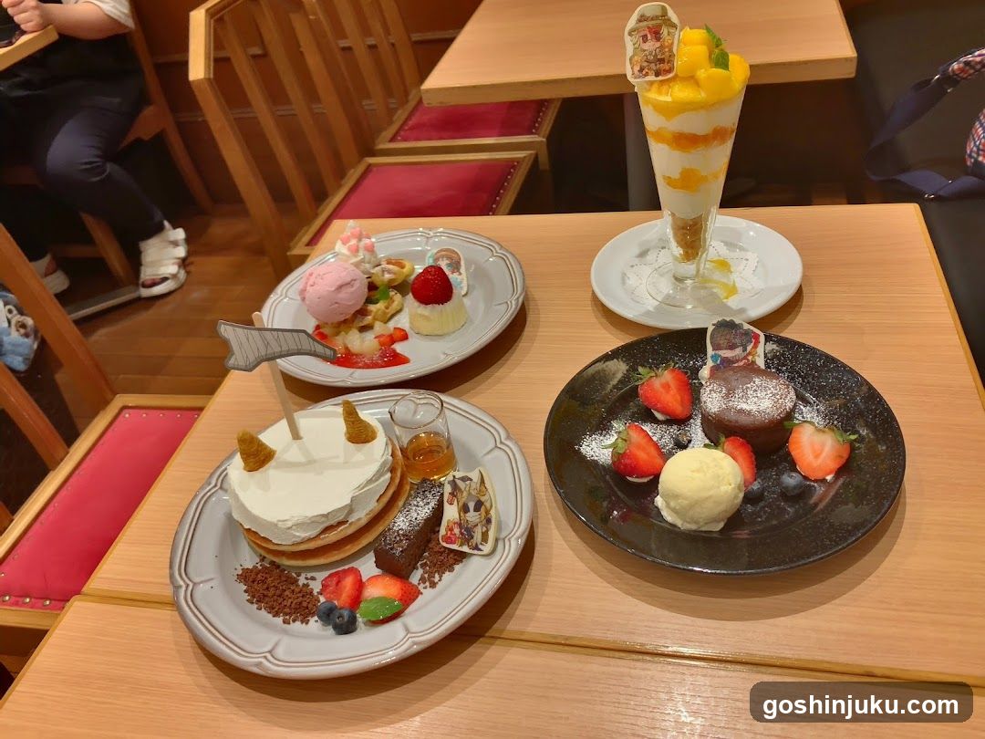 Dessert Spread at Cafe