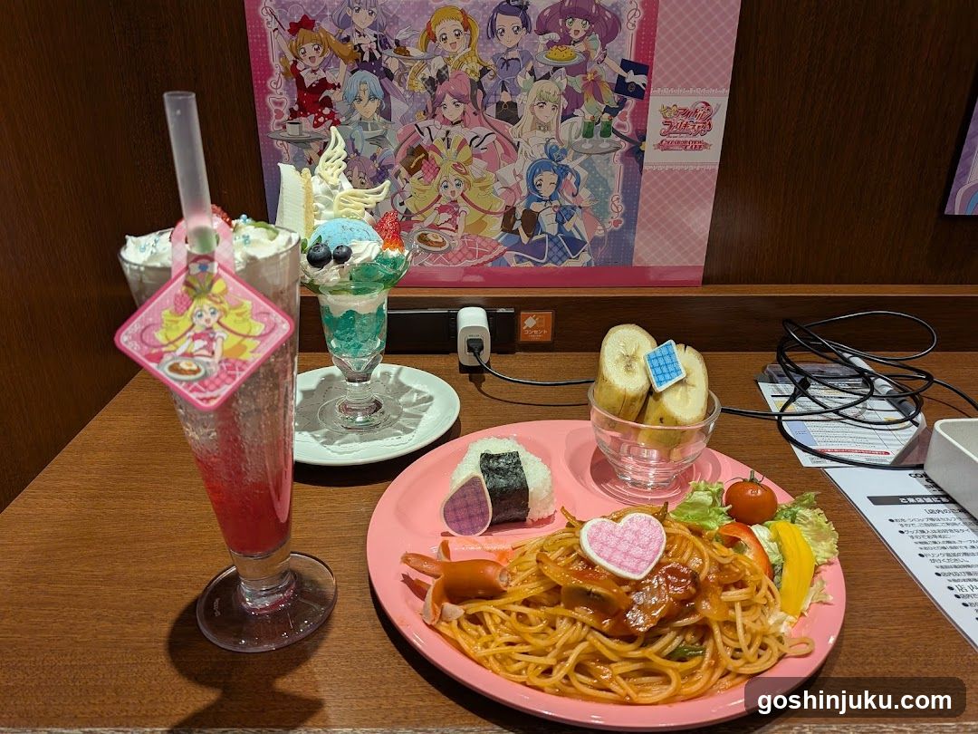 Pretty Cure themed meal set