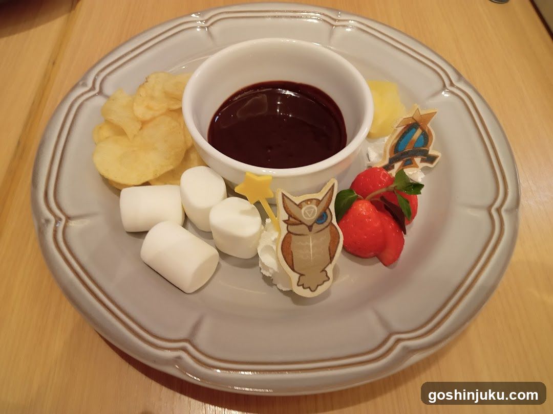 Dessert Platter with Dipping Sauce