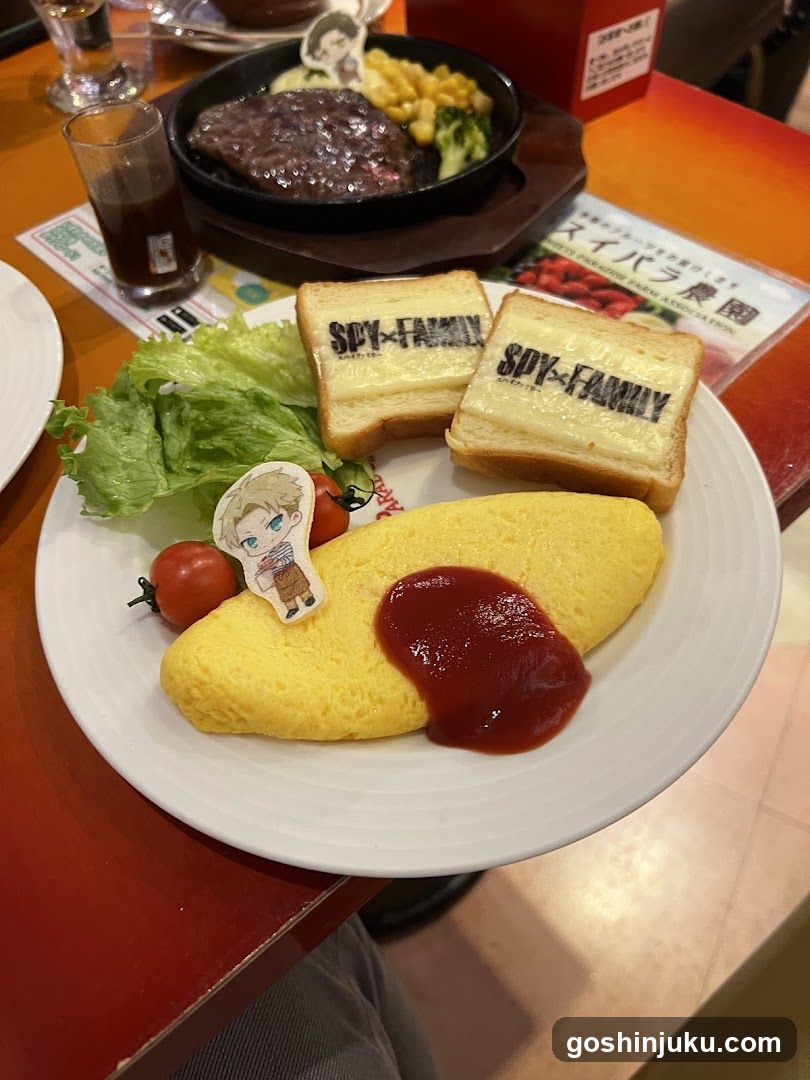 Spy x Family themed meal