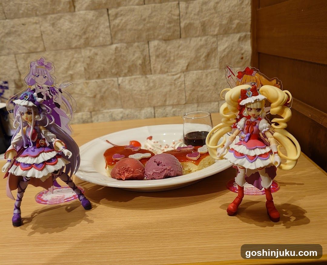 Cure figures with dessert