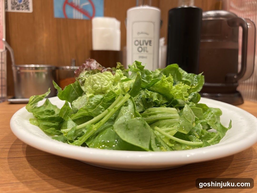 Fresh Salad with Olive Oil