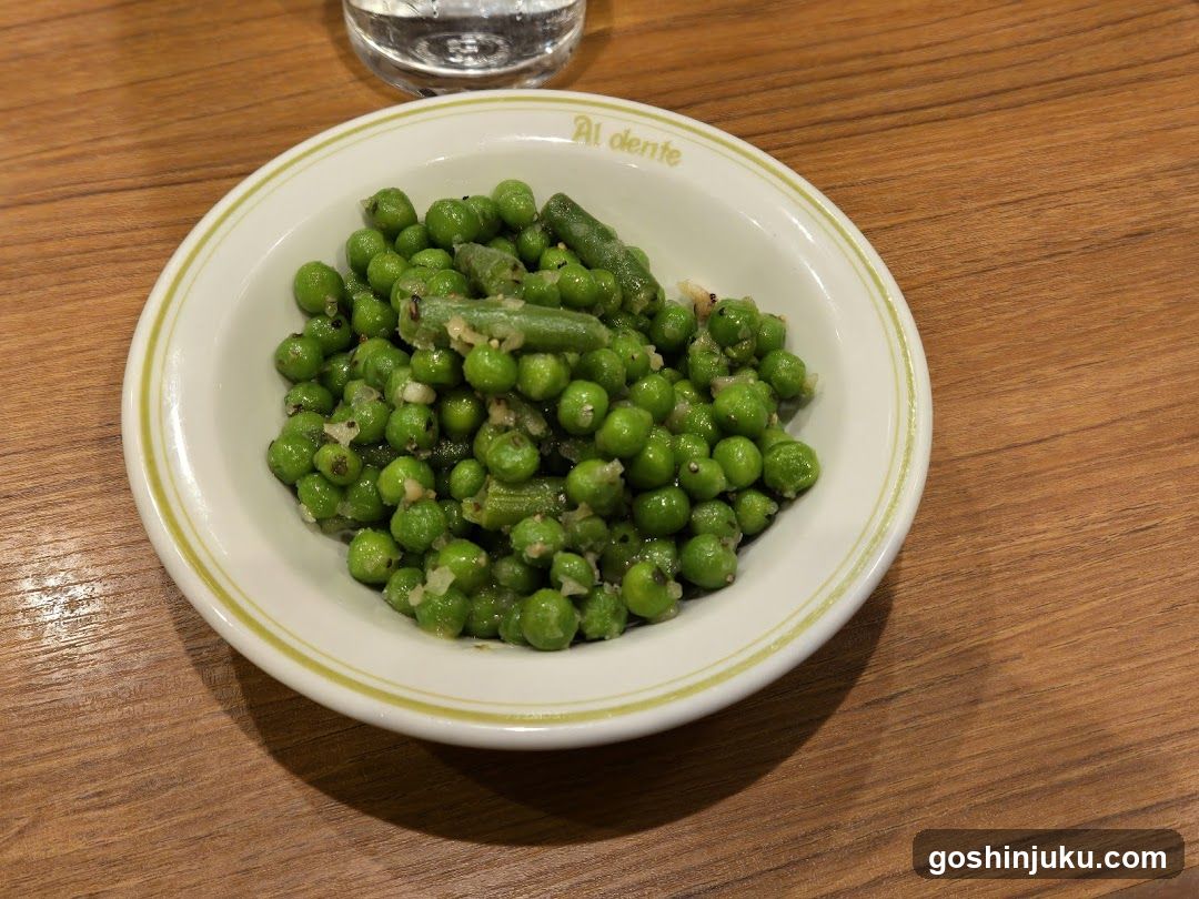 Bowl of Green Peas and Beans