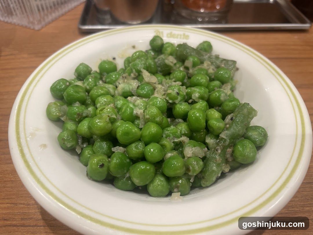 Green Peas with Sauce