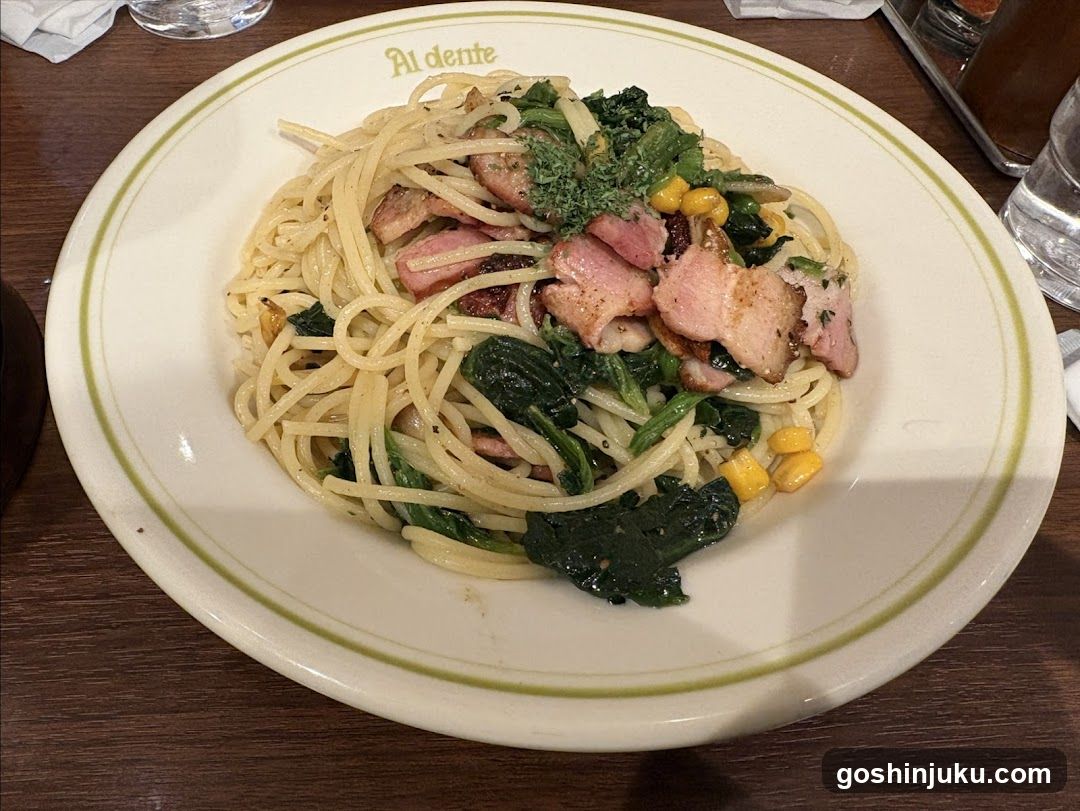 Pasta dish on a plate