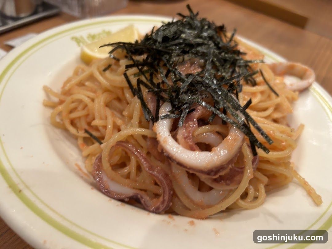 Octopus Pasta with Nori