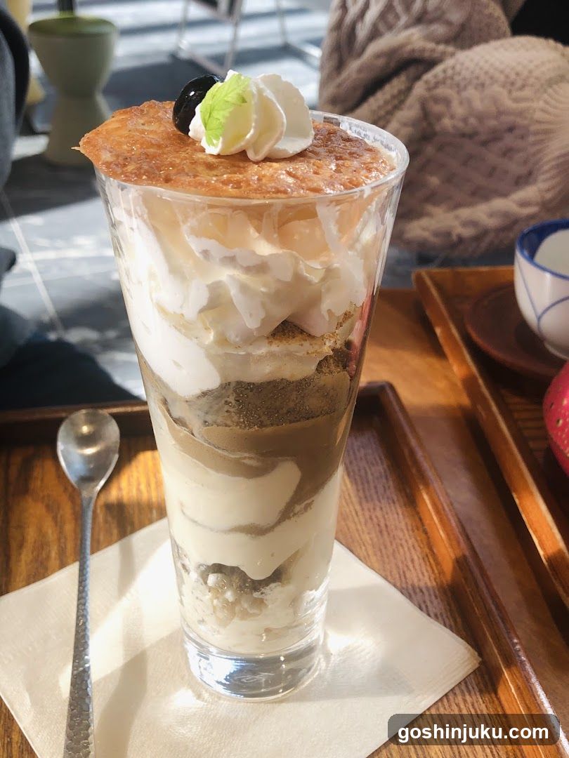 Dessert in Glass Cup