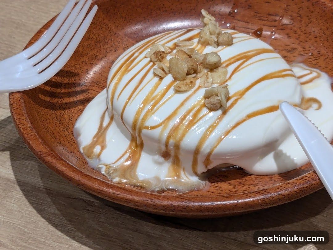 Caramel Drizzle Dessert with Granola