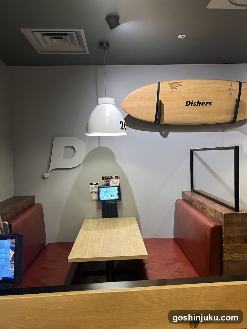 Dishers Interior Booth
