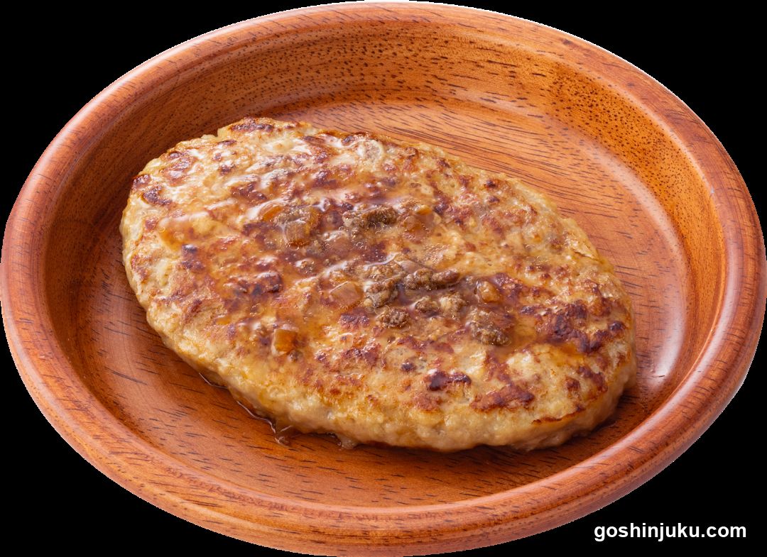 Fried Rice Cake in Wooden Bowl