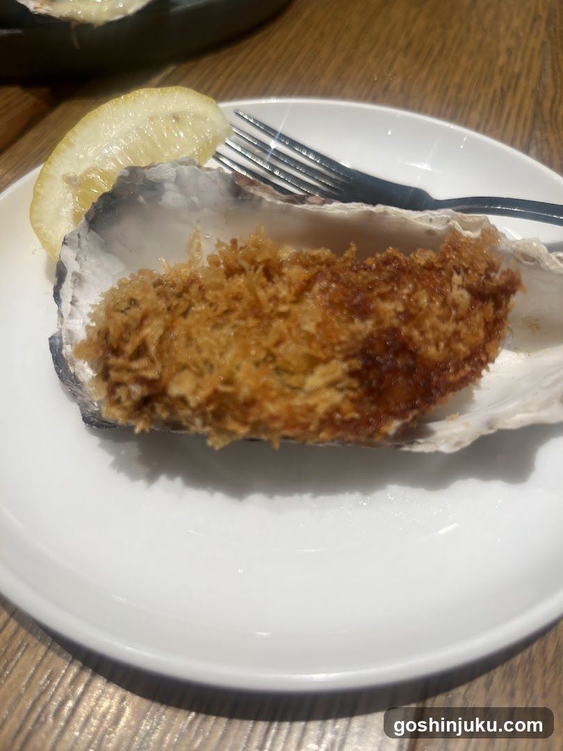 Breaded Oyster on Shell