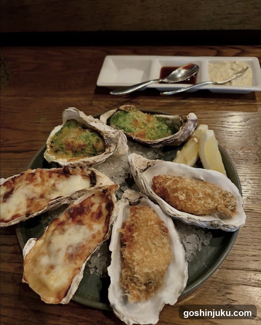 Oyster Platter with Sauces
