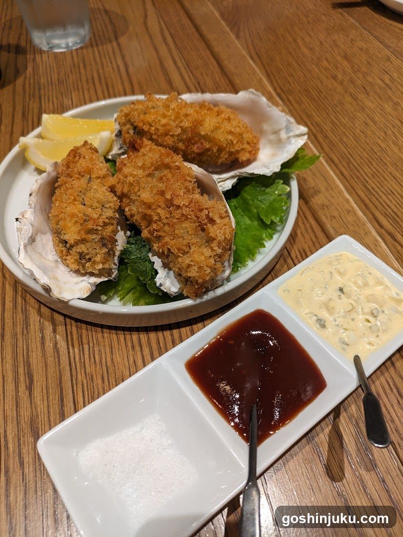 Crispy Oyster Croquettes with Sauces