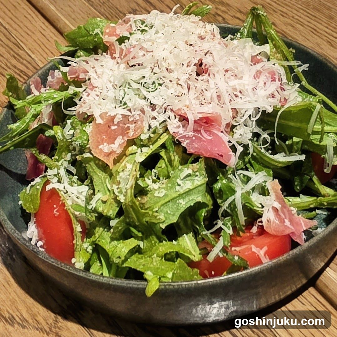 Arugula Salad with Prosciutto and Tomatoes