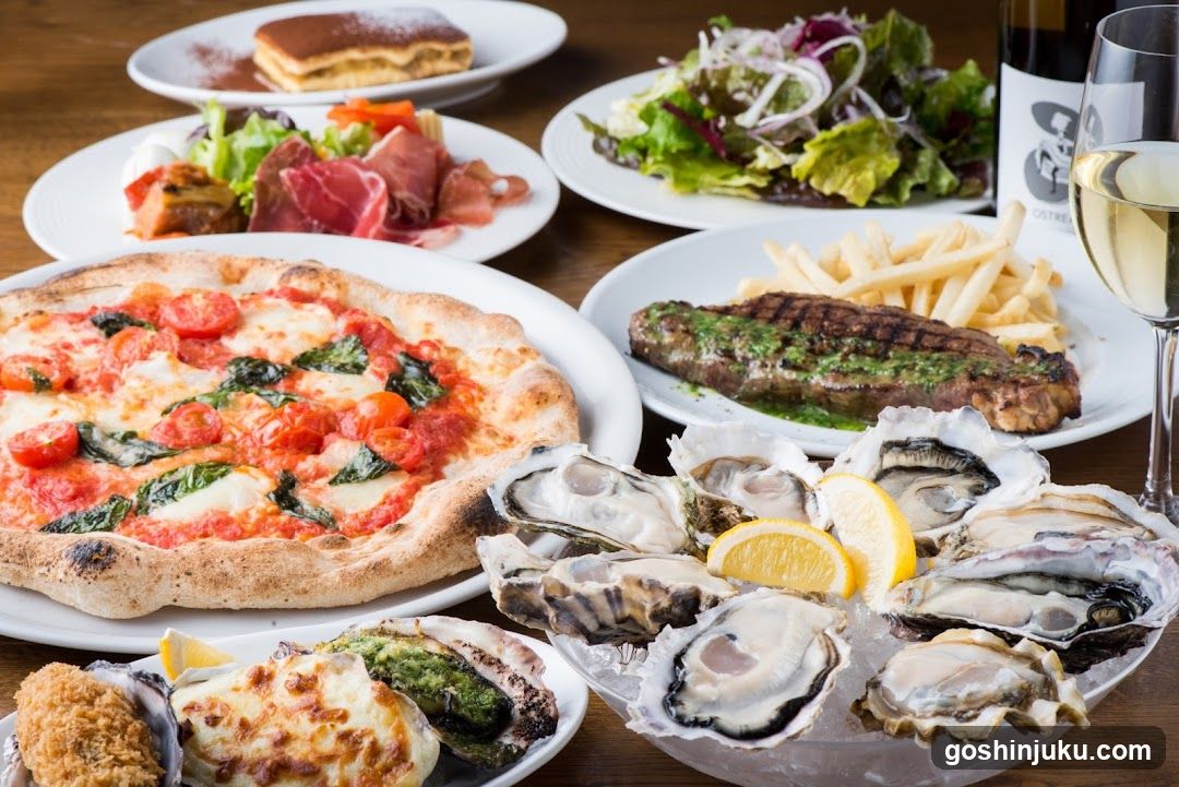 Pizza and Seafood Feast