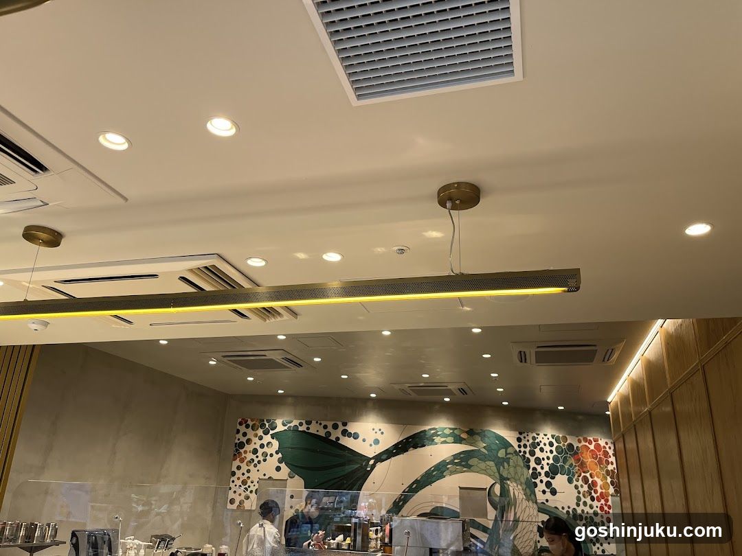 Interior of a modern cafe or restaurant