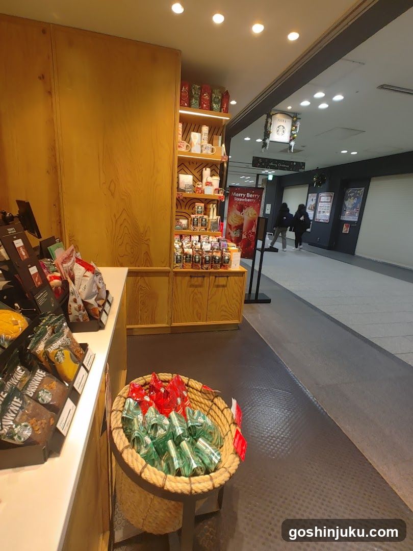Starbucks Store Interior Display