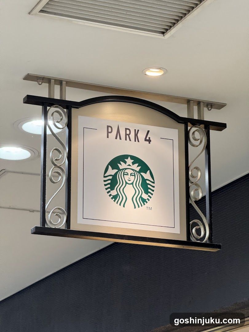 Starbucks Park 4 Signage
