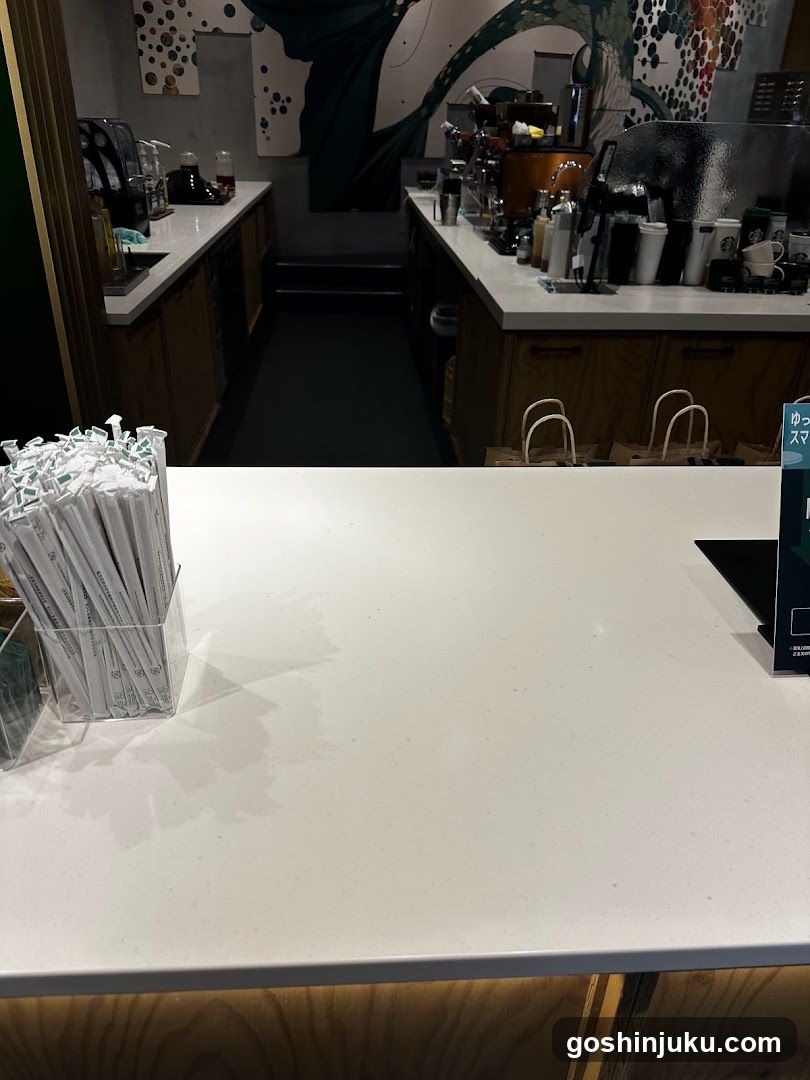 Coffee Shop Interior Counter View