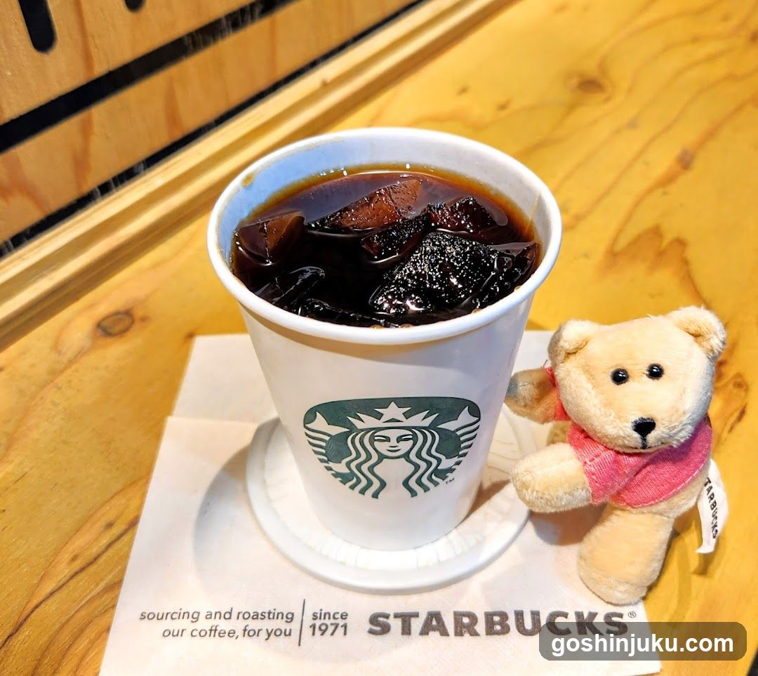Starbucks Coffee Cup with Teddy Bear