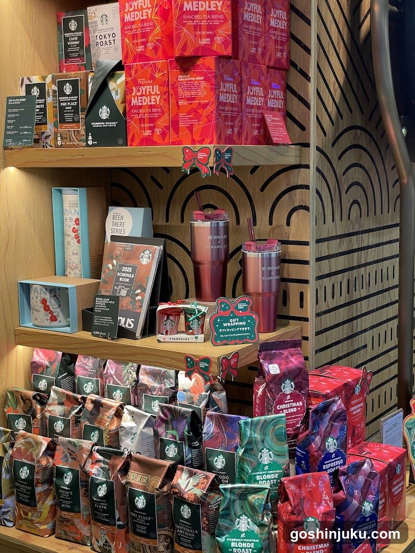 Starbucks Holiday Merchandise Display