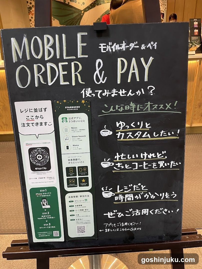 Mobile Order & Pay Signage