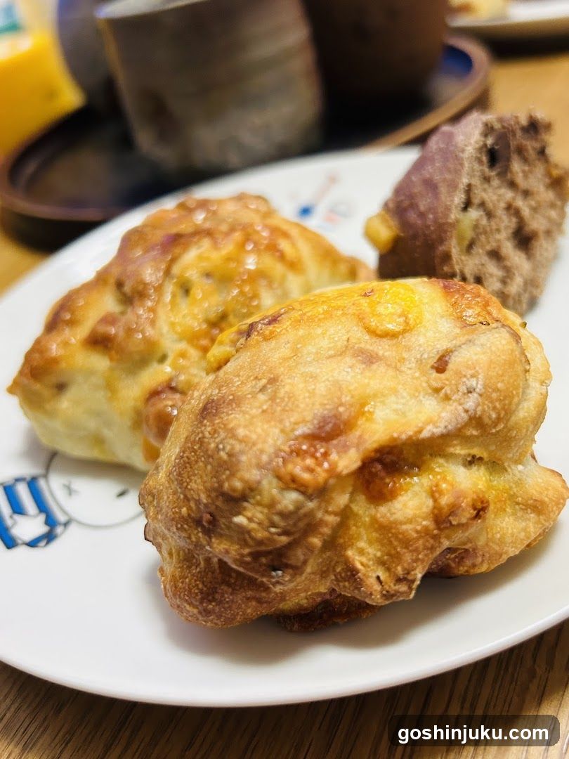 Cheese Scones on a Plate