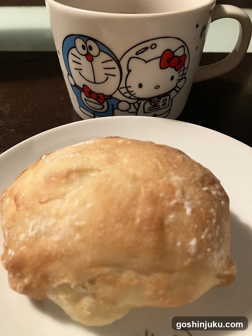 Doraemon and Hello Kitty Mug with Pastry