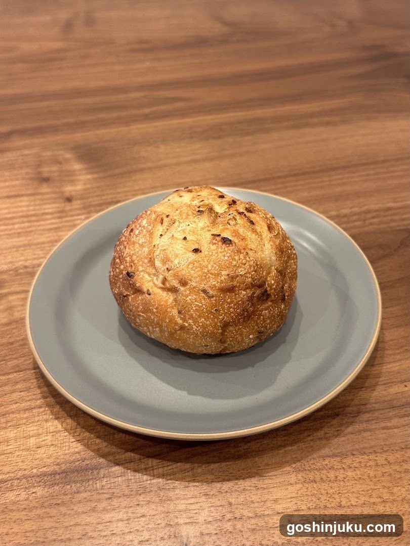 Bread Roll on Plate