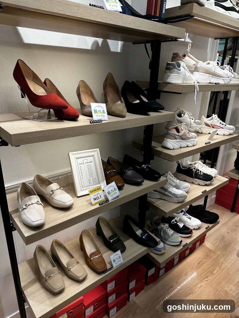 Shoe Store Interior Display
