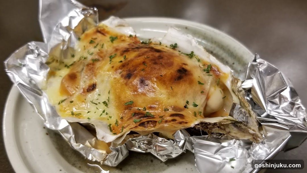 Baked Oyster with Cheese and Herbs