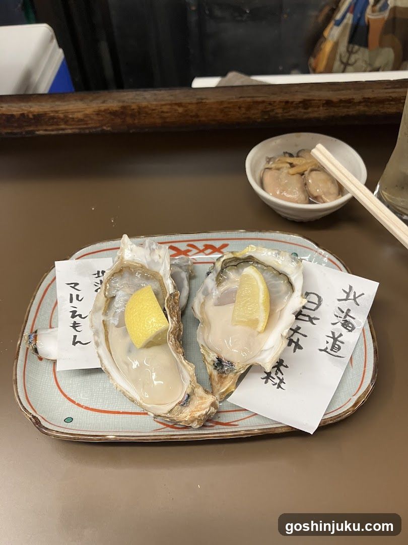 Oysters with Lemon