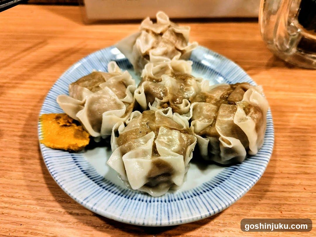 Dumplings on a Plate