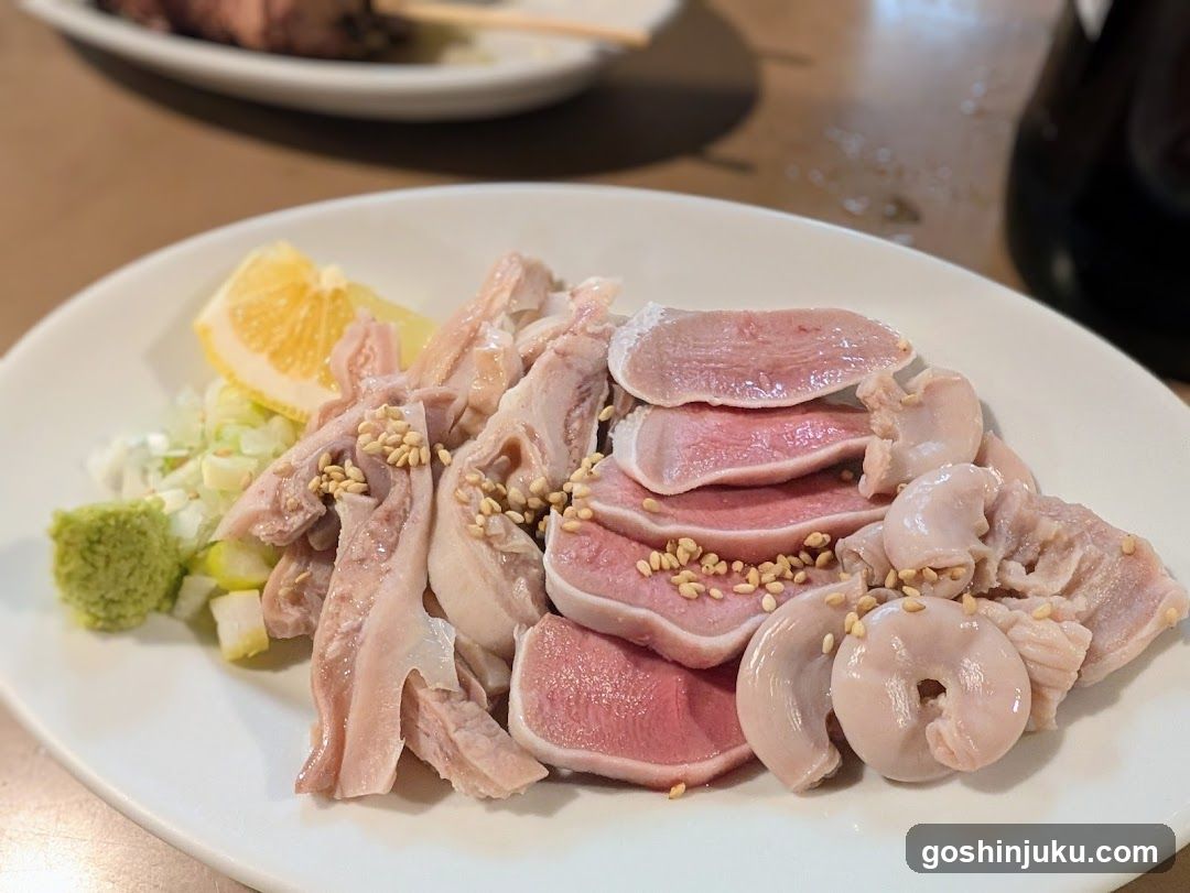 Sashimi Platter with Garnishes