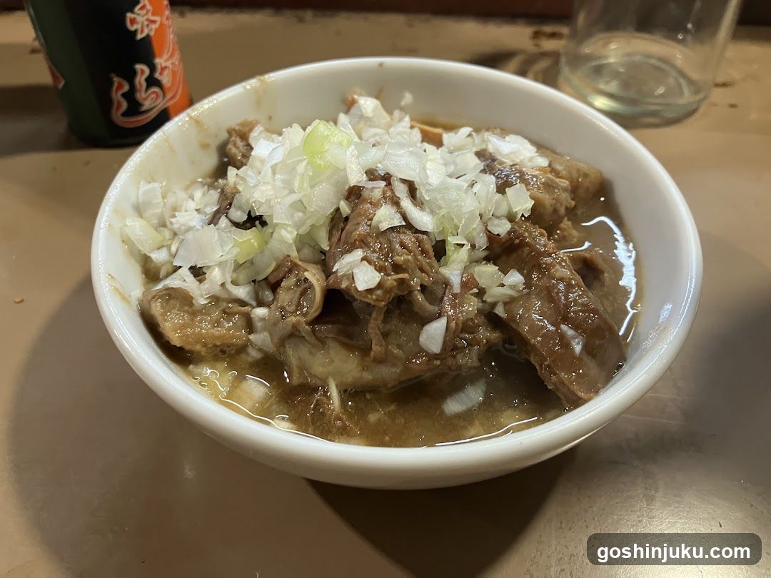 Bowl of Meat with Onions