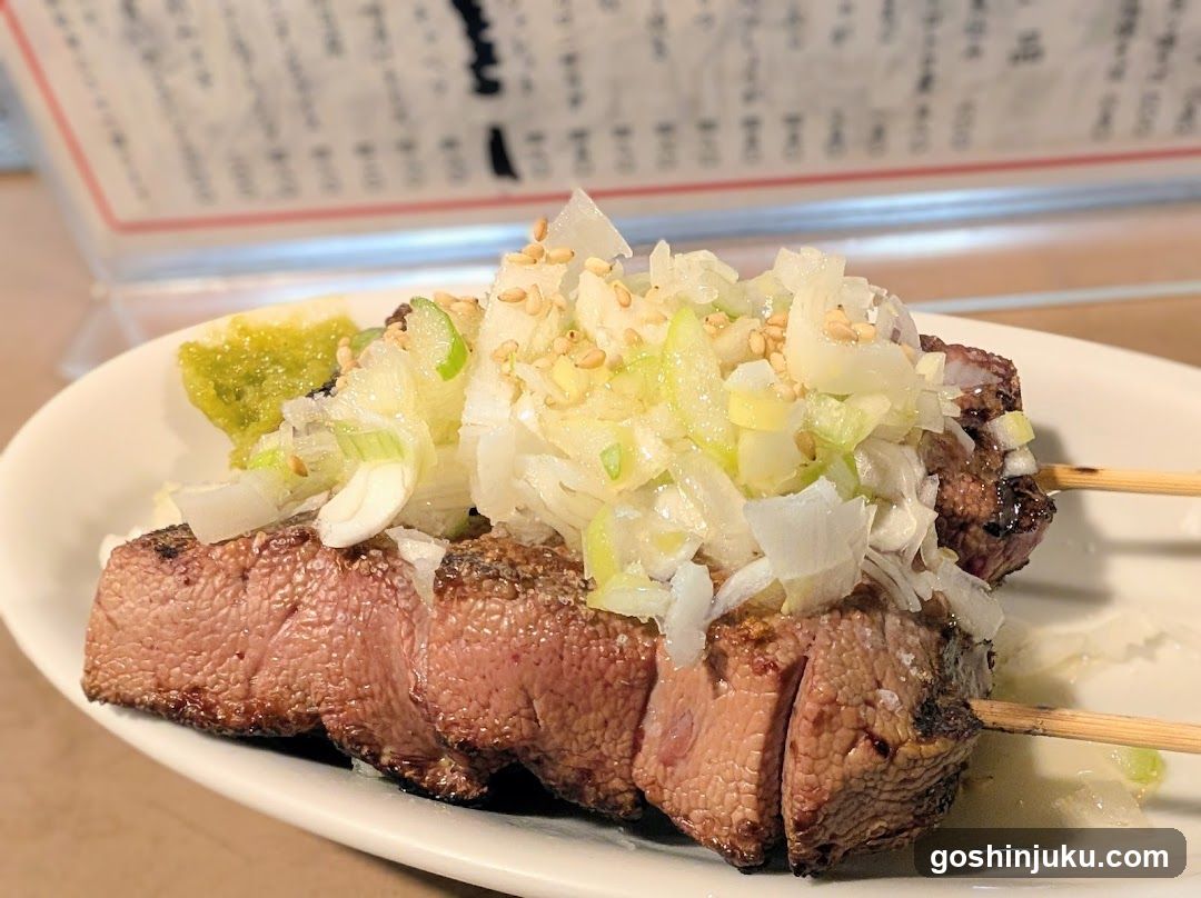 Grilled Meat with Onions and Sesame
