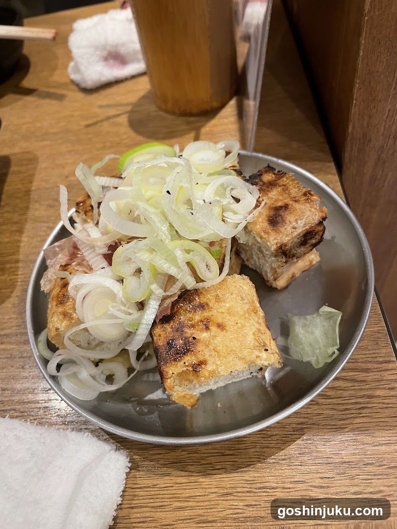 Grilled Tofu with Scallions