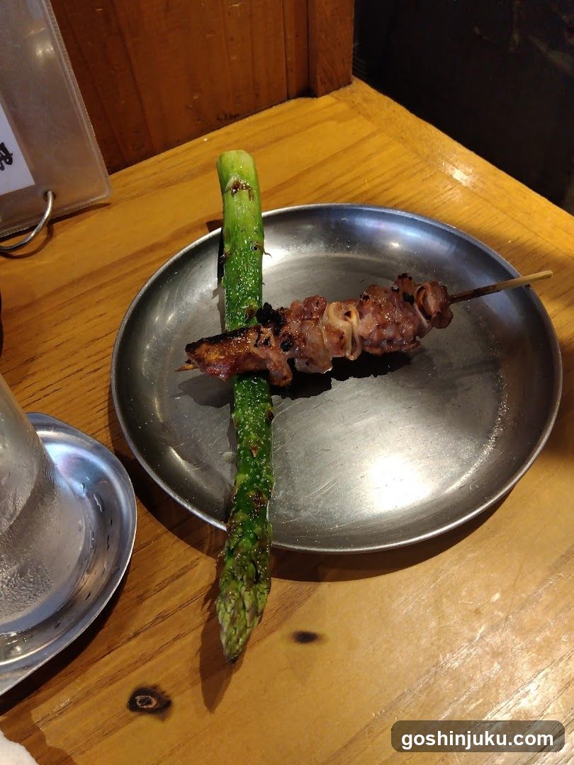 Grilled Skewer with Asparagus