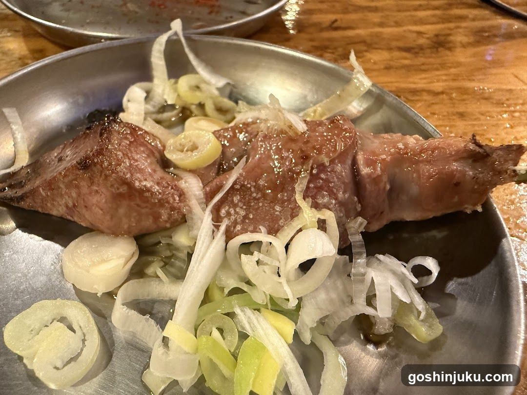 Grilled Meat with Onions
