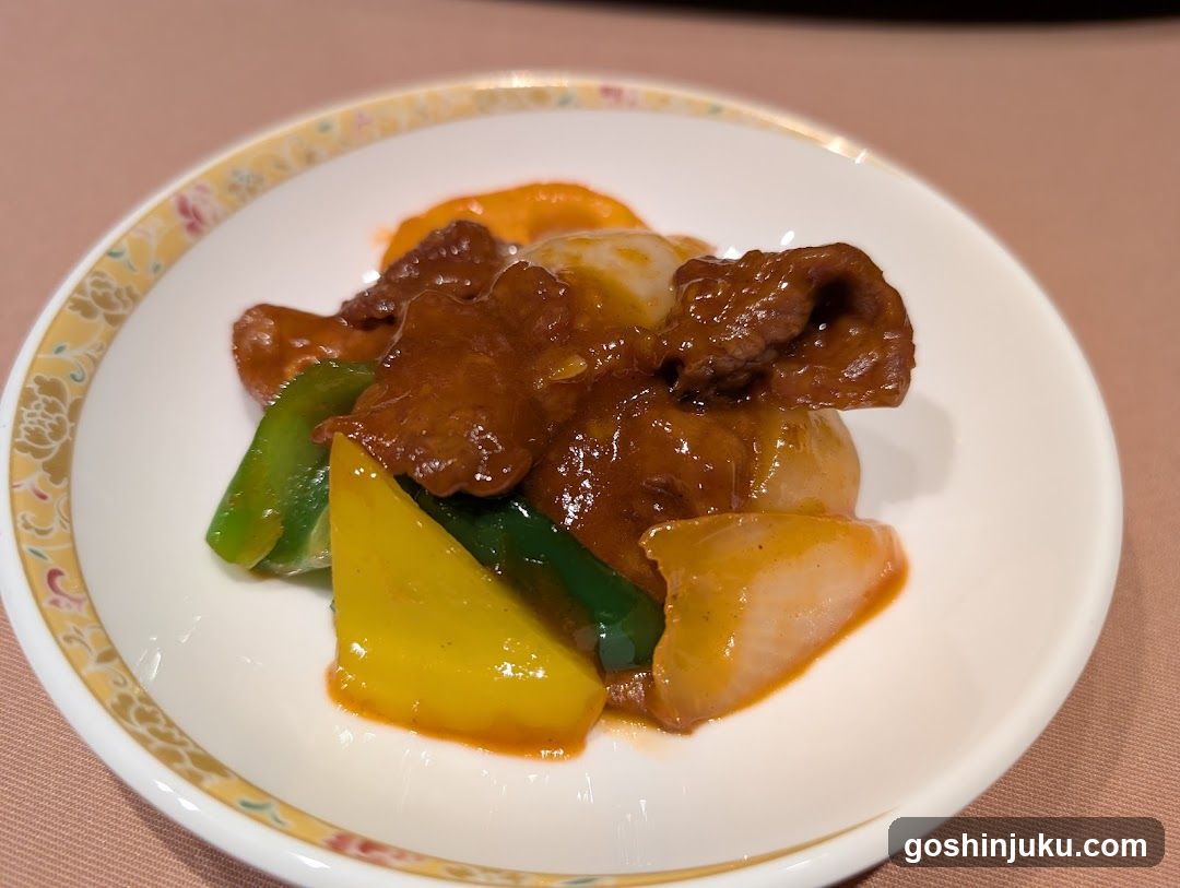 Stir-fried Meat with Peppers and Potatoes