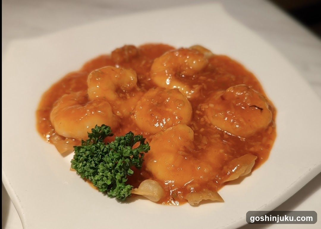 Stir-fried Shrimp with Sauce